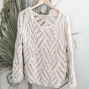 Knit Creme Sweater
